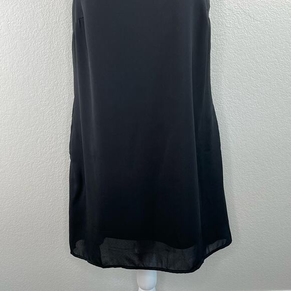 Nordstrom Rack Solid Little Black Dress Sleeveless Mini Sheath Small/Medium - Picture 6 of 13